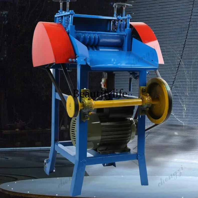 AB AB02   automatic household small waste wire and cable electric wire dialing machine scrap copper wire peeling machine
