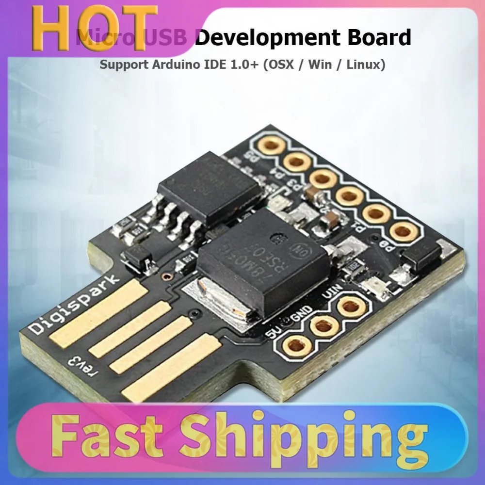 Digispark Kickstarter ATTINY85 Mini Module DC 5V Micro USB Development Board