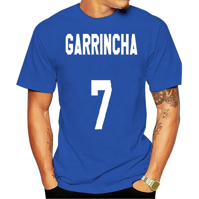 GARRINCHA T SHIRT BRAZIL BOTAFOGO FootballerER LEGEND CAMISETA SOCCERER PELE Print T-Shirt Summer Style Top Tee