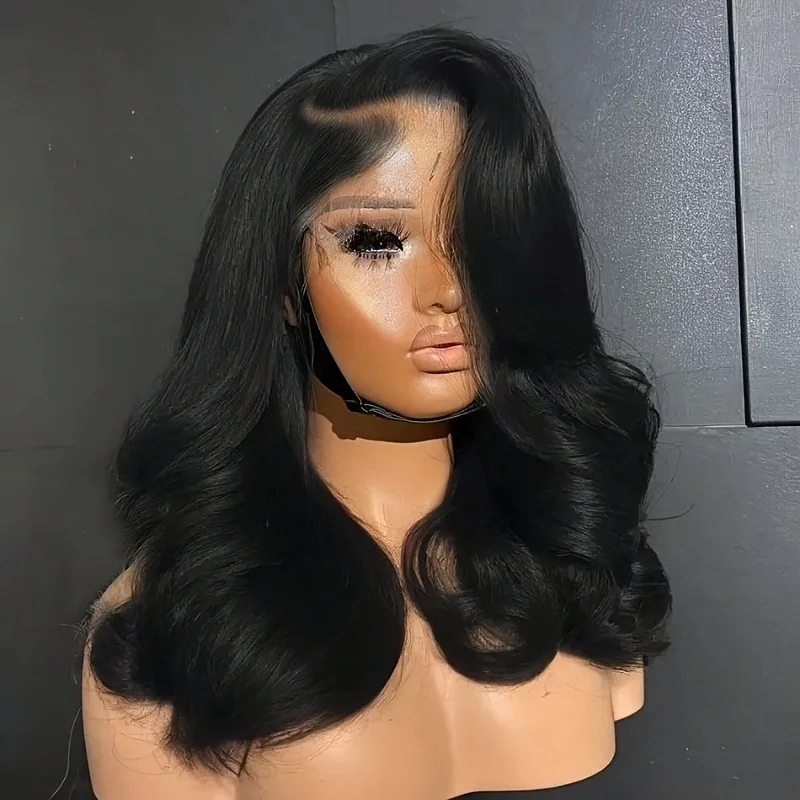 

20 Inch Body Wave Lace Front Wigs Human Hair Wide Lace 200Density Human Hair Wigs 13x4 Human Hair Lace Front Wigs Pre Plucked