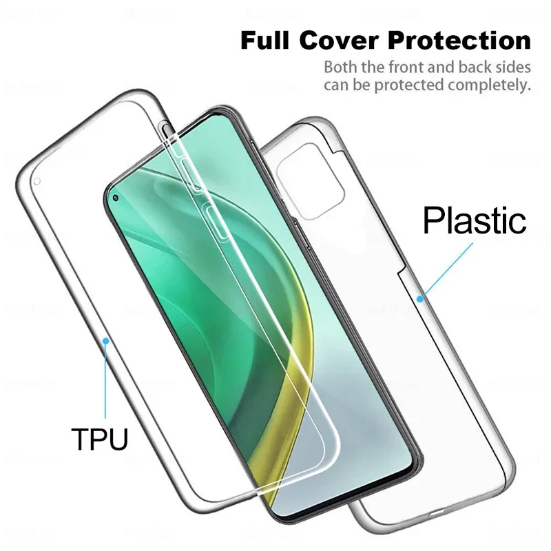 360 Case For Samsung Galaxy A35 A55 A15 A25 A24 A05 A05S A54 A34 A23 A14 A73 A53 A33 A13 A04 A04S A52 A72 Double Full Body Cover