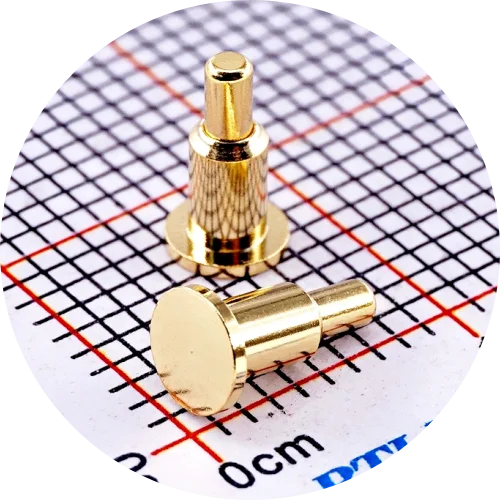 2/5/20 Stück Gesamtdurchmesser 4,0 mm Hochstrom-Pogo-Pin-Stecker 1A 2A 4A 5A Batterie Federbelastete Nadel Testsonde vergoldet – Detail 7