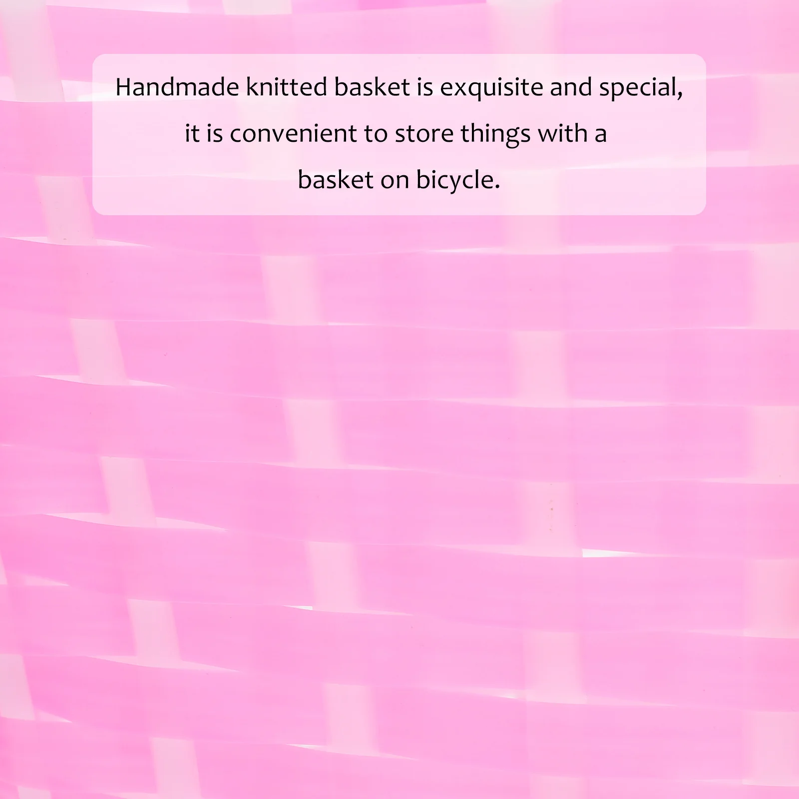 

Scooter Basket For Kids Handmade Knitted Front Bike Basket With Bow Knot Plastic Storage Compatible With Bicycle Riding