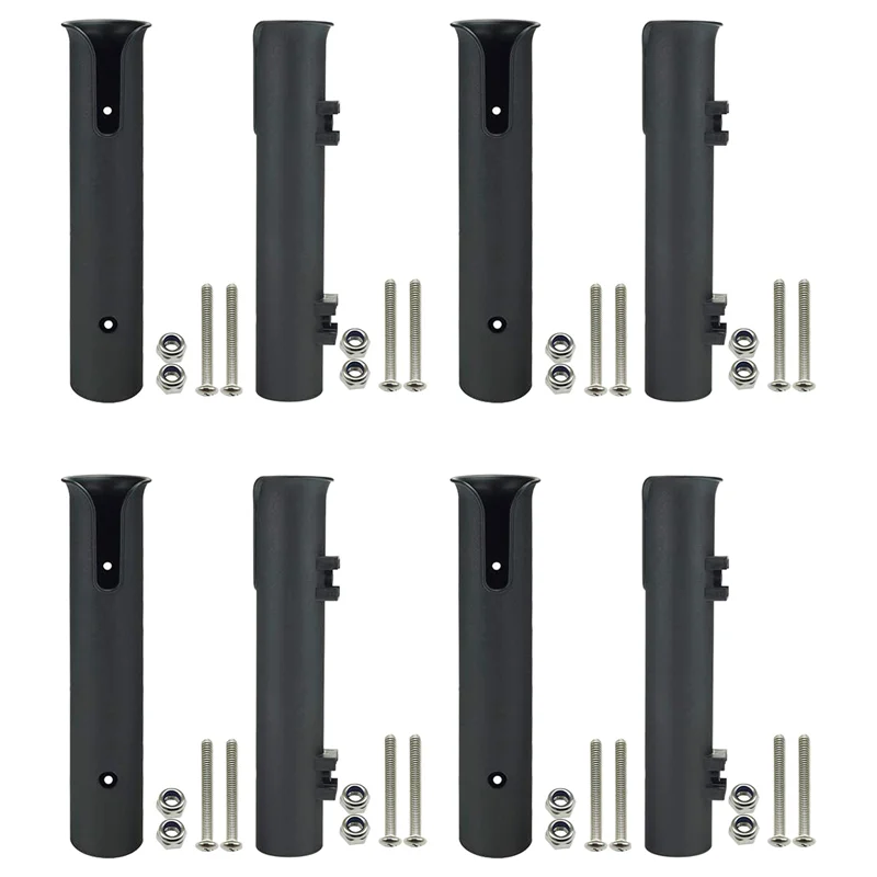 

A51Q-8Pcs Fishing Rod Holder Fishing Pole Rack Ship Fish Rod Tube Yacht Fishing Rod Frame For Boat