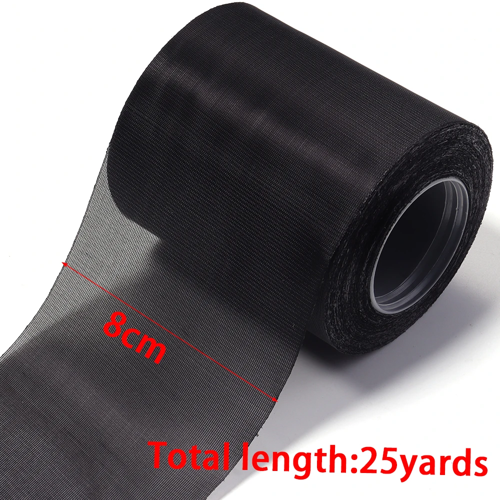 25Yards Polyester Flowing Light Crystal Sheer Tulle Ribbon for Hair Bows Gift Wrapping Wedding Decor Garment Hat Bag DIY Crafts