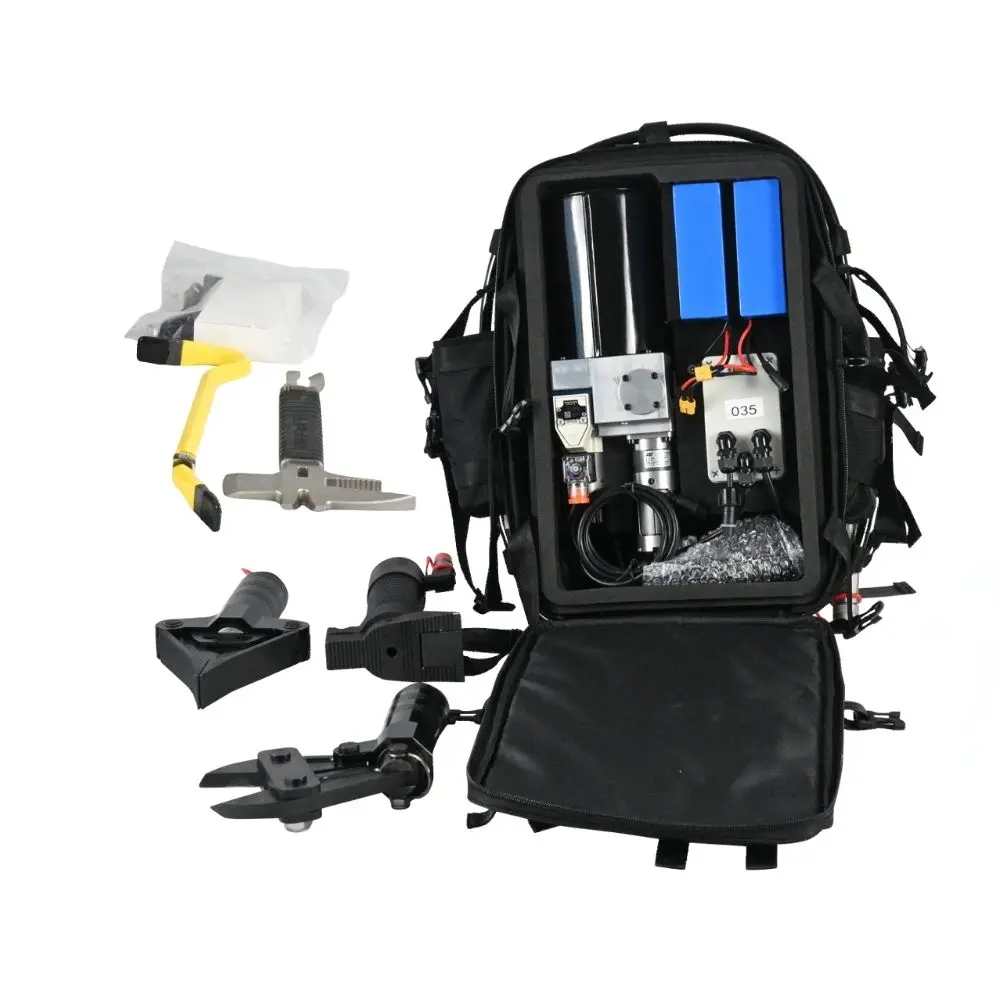 Knapsack Electric Demolition Tool Set Portable Fire Fighting Tool Forcible Entry Tool Kits