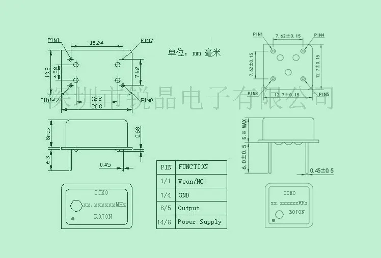 4 SZT./partia Oscylator kwarcowy TCXO 20KHz-300MHz precyzja 0,1ppm DIP14 audio DIY niski szum fazowy wysoka stabilność zegara DARMOWA WYSYŁKA