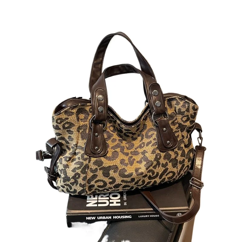 

New Large-capacity Women' Bag Portable Fashion Casual Messenger Bag Shoulder Tote Commuter Travel Handbags High Appearance Level