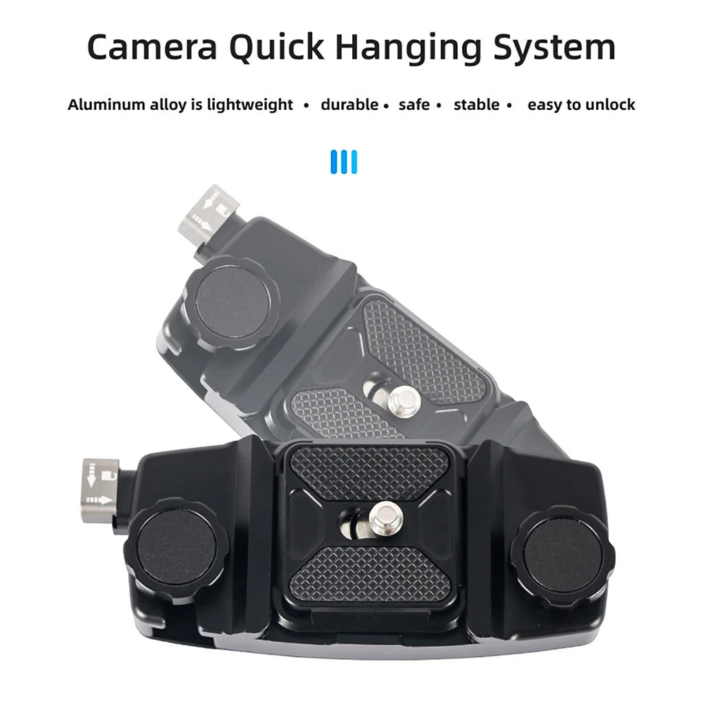 Rucksack Kamera Clip Halterung Strap Clamp Universal Quick Release Platte Für Sony Nikon Canon DSLR Kamera für GoPro 13 Insta360 X5 – Detail 1