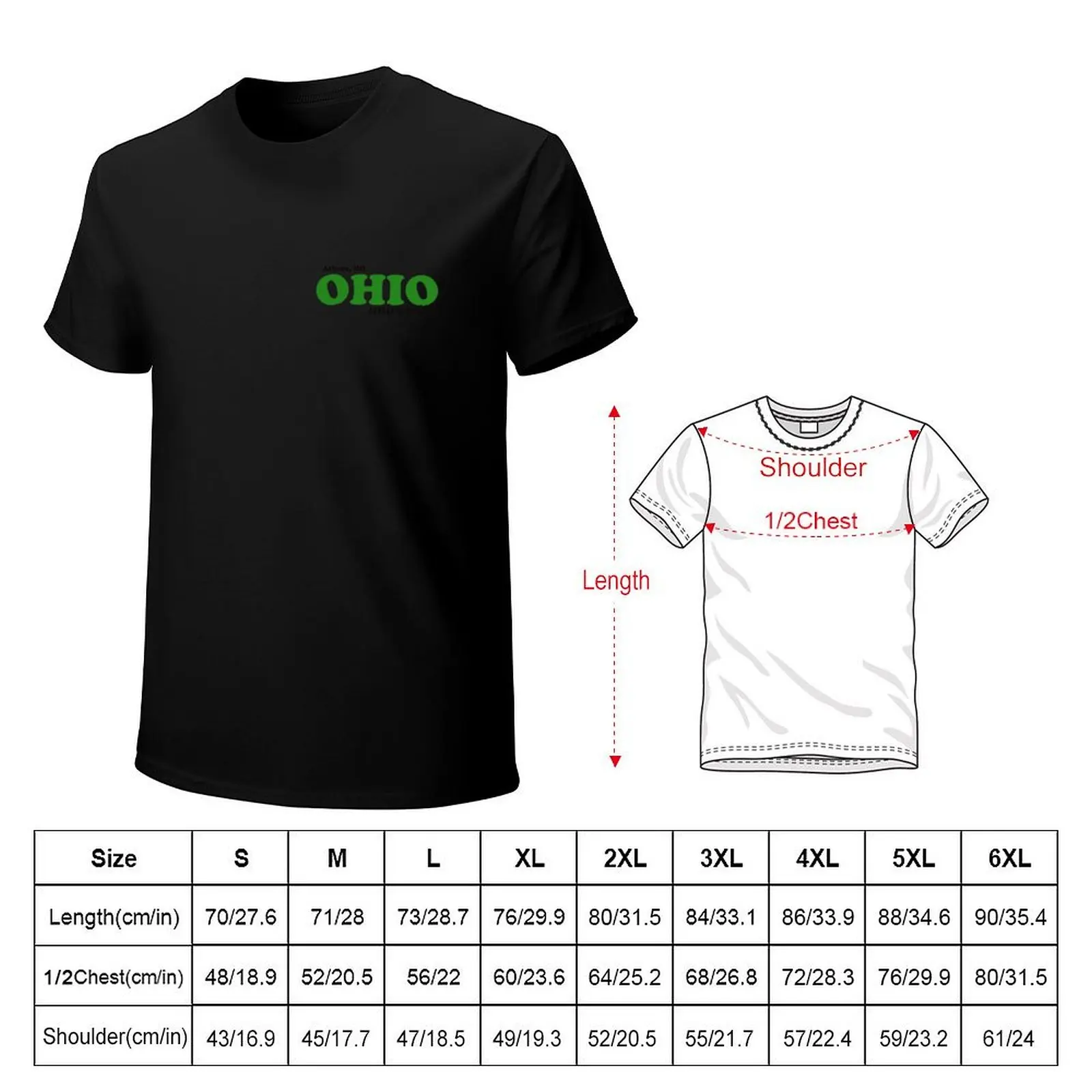 ohio university athens ohio T-Shirt Fashion Simple Casual Tee Shirt