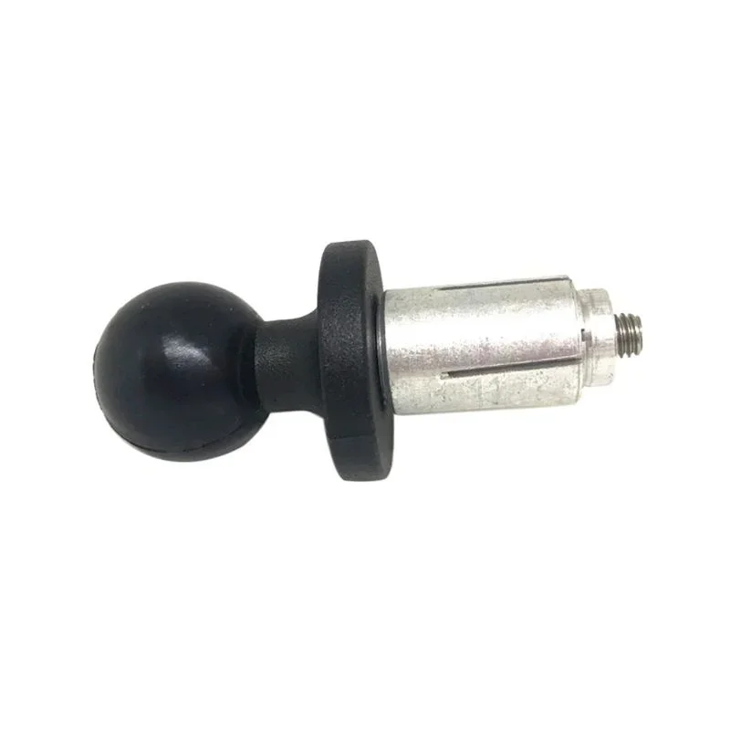 Aluminum Base Rubber Motorcycle Bike Mount Black Fork Stem  with Ball Head for RAM Gopro Adapter