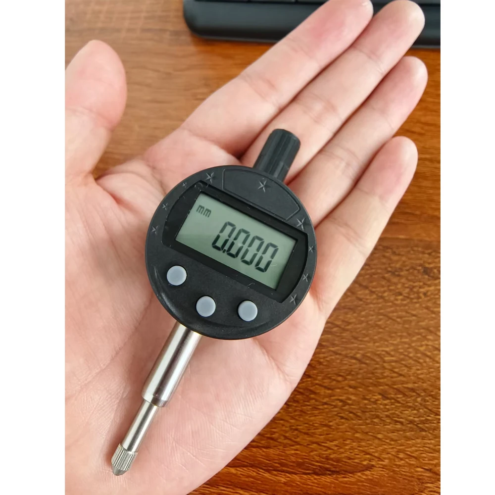 0-8MM 0.001mm/0.01mm super mini elektroniczny cyfrowy wskaźnik zegarowy wskaźnik głębokości zegarowy wskaźnik pomiarowy śr. 40mm