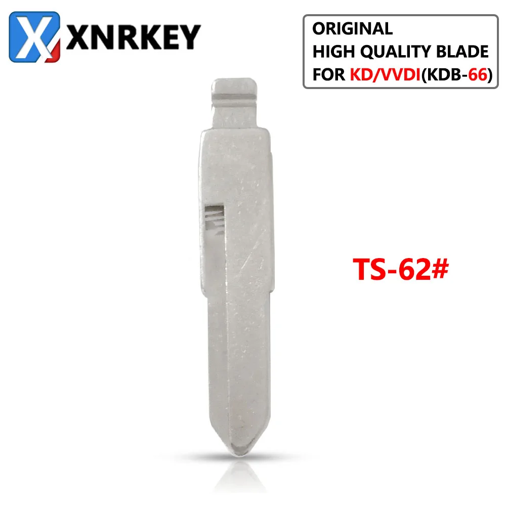 XNRKEY 10 Pcs Replacement Car Blank Key Blade #TS-62 KD VVDI JMD for Renault Remote Key Blade