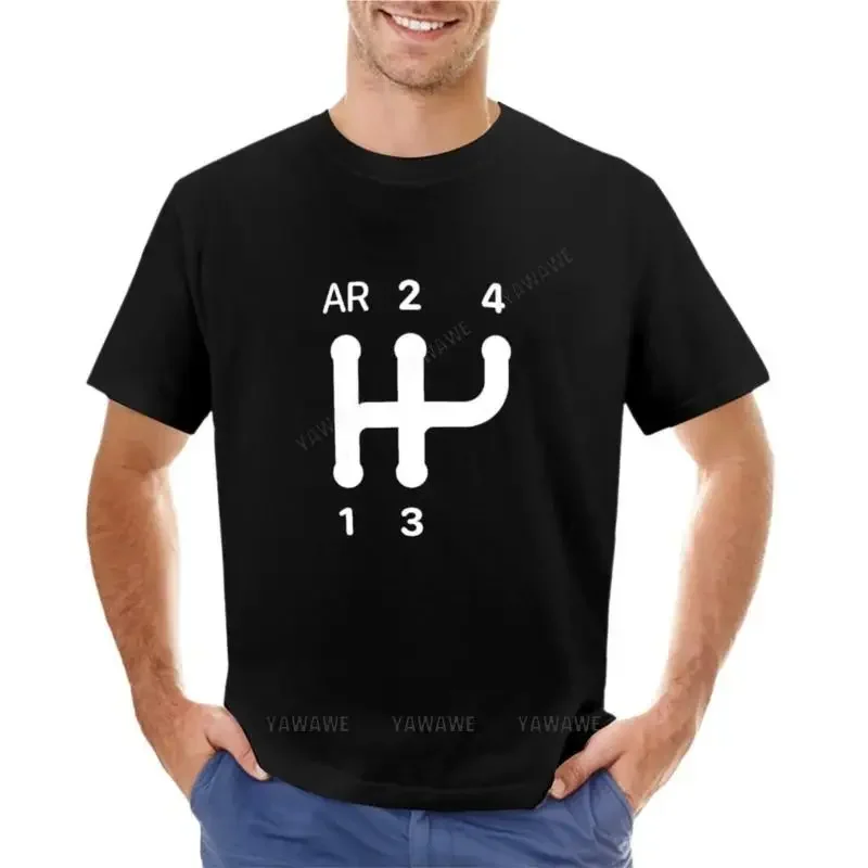 2CV Gear Shift Pattern T-Shirt T-shirt for a boy Short t-shirt Aesthetic clothing cute clothes men short sleeve t shirts