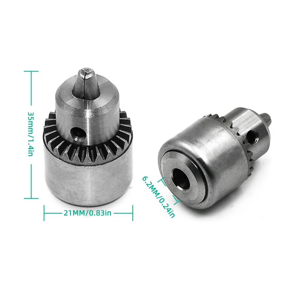 Mikromotor-Bohrfutter, Spannbereich 0,3–4 mm, konisches Bohrfutter mit Spannschlüssel, 3,17 mm, Messing, Elektromotor-Werkzeug, Handwerkzeug – Detail 4