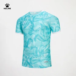 Kelme Women's Football Uniform Outdoor Training Suit Sports Casual Top Daily Training T-shirt Quick-drying Short Sleeve