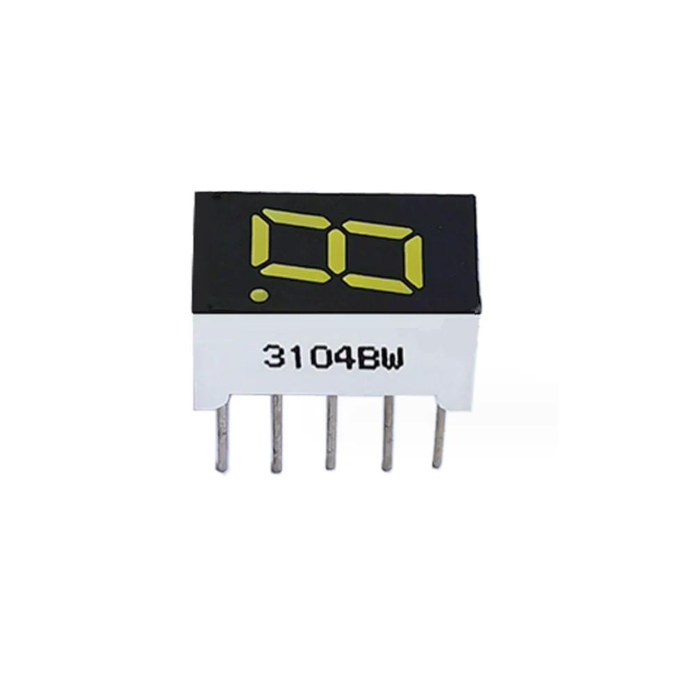 10PCS 3011BH 3011BB 3011BG 3011BW 0.3 Inch Common Anode One Digit Seven Segment Led Display Tube 10Pin Red Blue Green White