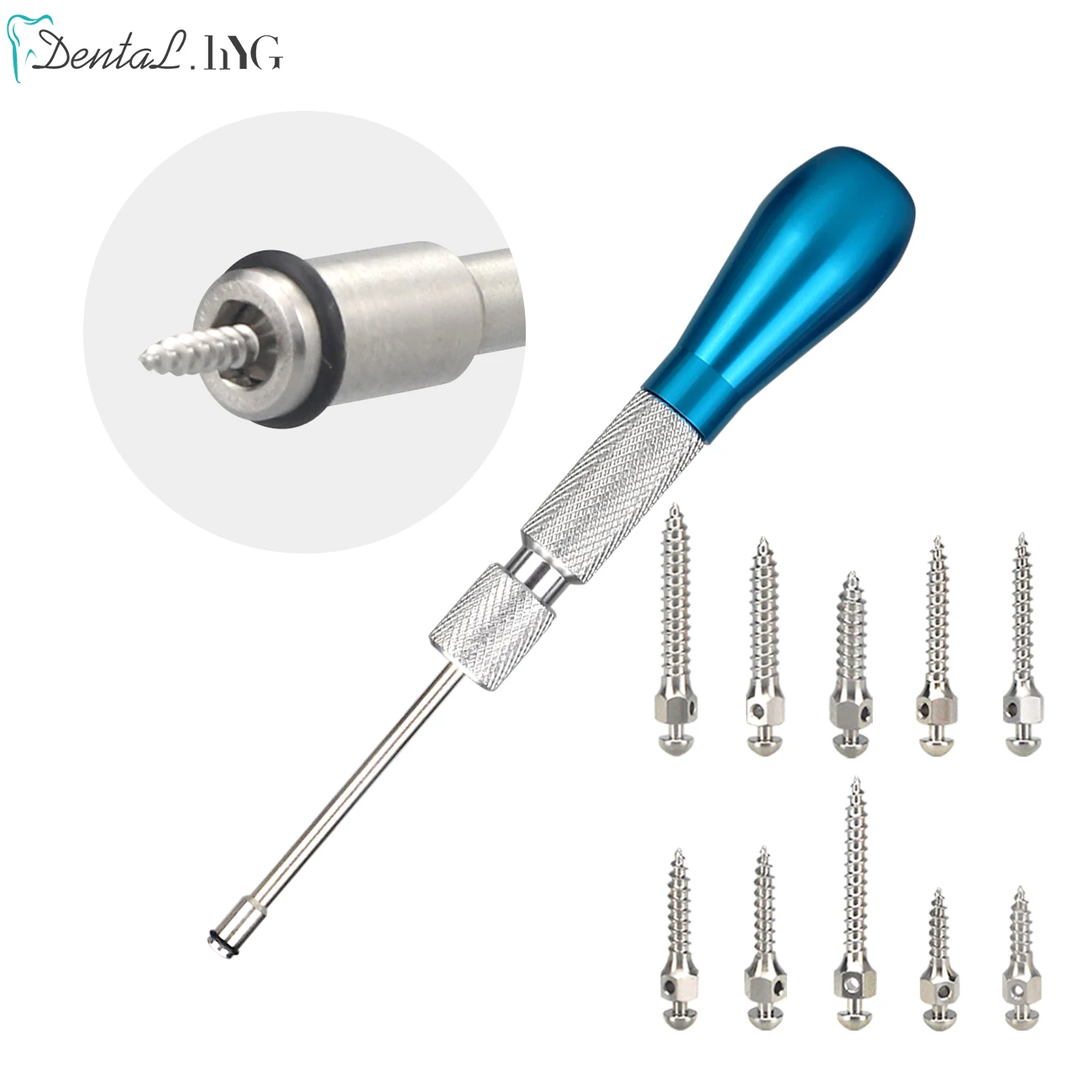 Dental Orthodontic Mini Micro Bone Screws Titanium Screwdriver 10Pcs Titanium Tool Dentistry Product Orthodontic Tools