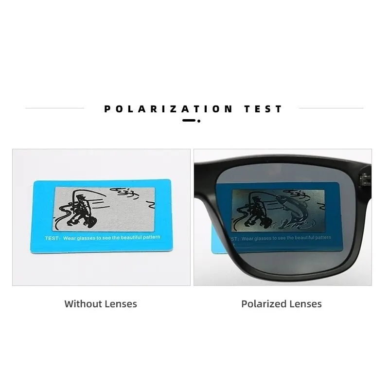 Fashion Oversized Polarized Sunglasses Men Women Luxury Driving Fishing Travel Vintage Square Sun Glasses For Man UV400 Eyewear image 6
