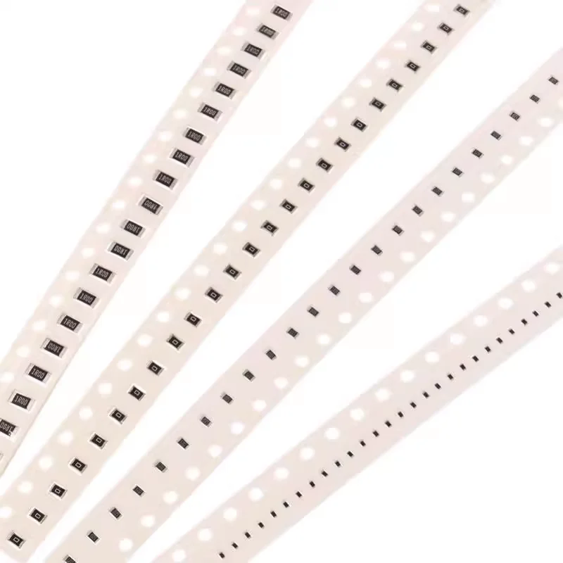 100 個 0402 表面実装抵抗器 1% 1R 10R 100 オーム 1K 4.7K 10K 47K 100K オーム 1M 4.7M