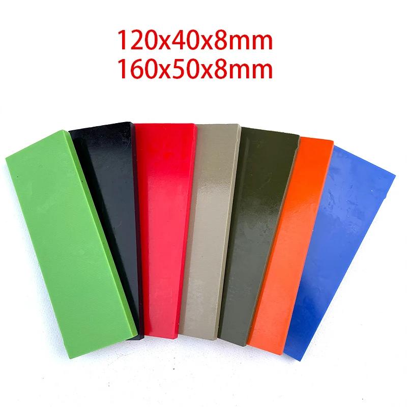 2 pezzi composito G10 manico del coltello materiale per manico del coltello fatto a mano fai da te materiale per la produzione di materiale G10 strumento patch 120x40x8mm