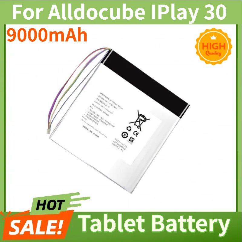 9000mAh High Capacity Battery for Alldocube IPlay 30 Tablet High Quality Replacement Battery