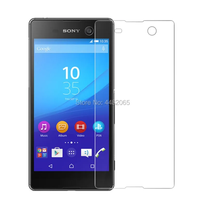 2.5d 0.26mm front tempered glass on for sony xperia m5 e5603 screen protector toughened protective film for sony m5 glass guard