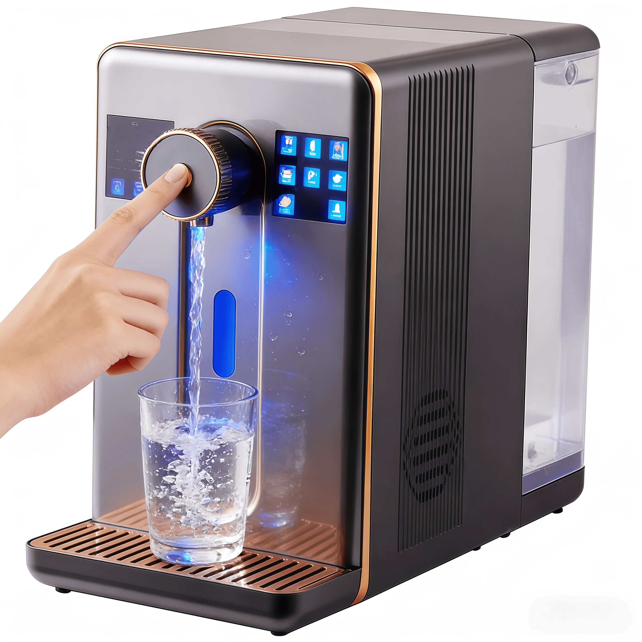 Professional Hydrogen Water Machine Instant Hot RO Reverse Osmosis Purifier 3000PPB Triple Filtration System for Family Office