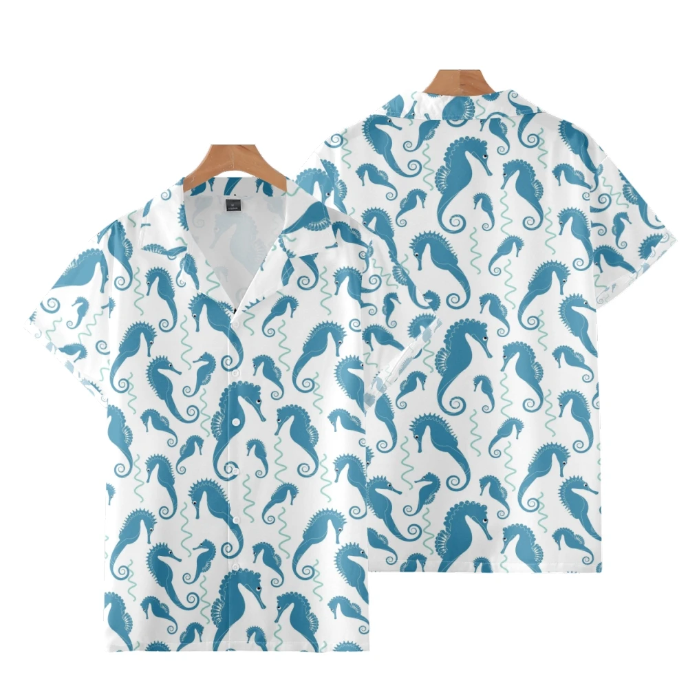 

Men's Fashion Cuban Style Hawaiian Shirt Flamingo Coconut Tree 3D Print Cozy Casual Short Sleeve Beach Oversized Clothes 2