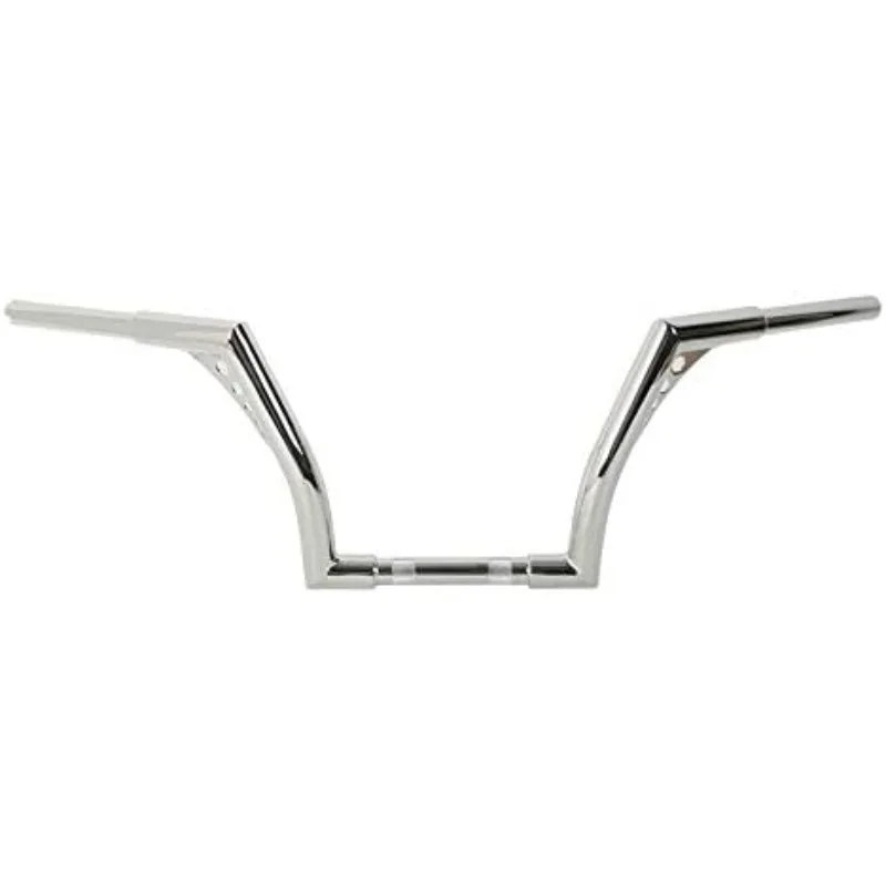 

XFMT Motorcycle Chrome 10" Rise APE Hangers Bar 1-1/4" Batwing Handlebar For Sportster XL Softail Dyna Road King