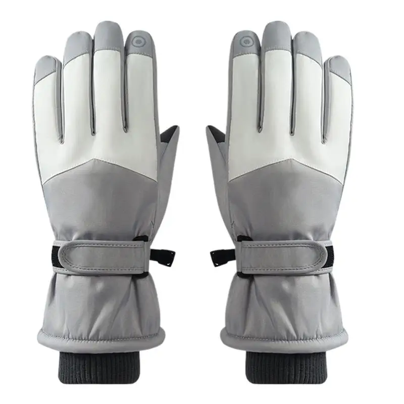 

Ski Gloves Touchscreen Snow Ski Gloves Cold Weather Gloves For Women Men Anti-Slip Warm Gloves For Skiing Hiking Cycling