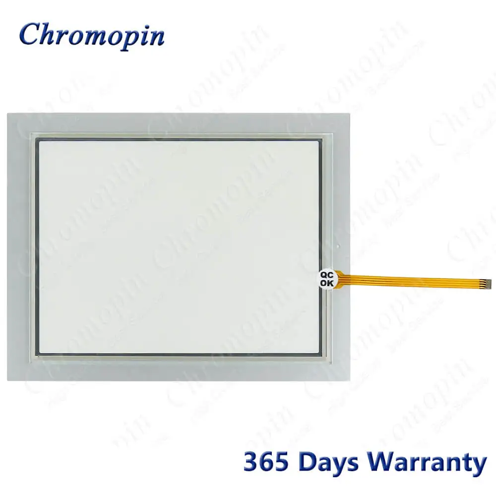 AGP3600-T1-D24-D81K Touch Screen Glass for 3280024-14 AGP3600-T1-D24-FN1M  AGP3600-T1-D24-M with Film Front Overlay