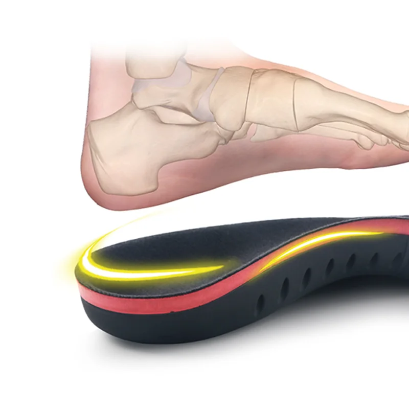Arch support correction half size pad, arched foot, flat foot, inner and outer figure eight XO leg shape correction insole