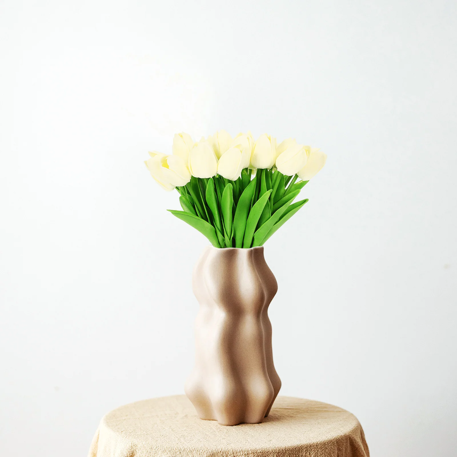

20 Pcs Decoration Artificial Flower Faux Arrangements Bouquet Stems Flowers Tulips