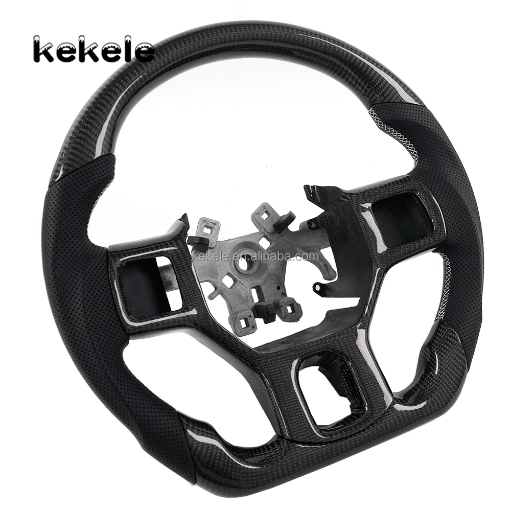 Picture 6: Leather Carbon Fiber Steering Wheel for Dodge Ram 1500 2500 3500  Challenger 2010 -2018