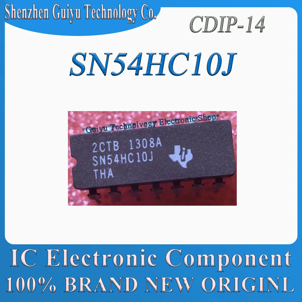 SN54HC10J CDIP-14 TI Direct Insertion Ceramic  IC Chip