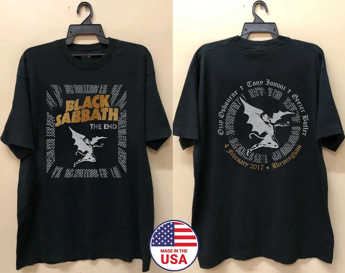 Remake BlackSabbath Rock Band The End Demon T Shirt Full Size S-5XL FH572