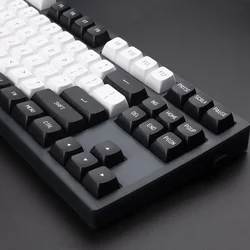 Minimalist Black White 149 Keys PBT Keycaps For Cherry Mx Switch Mechanical Keyboard CSA Profile Double Shot Keycap Custom DIY