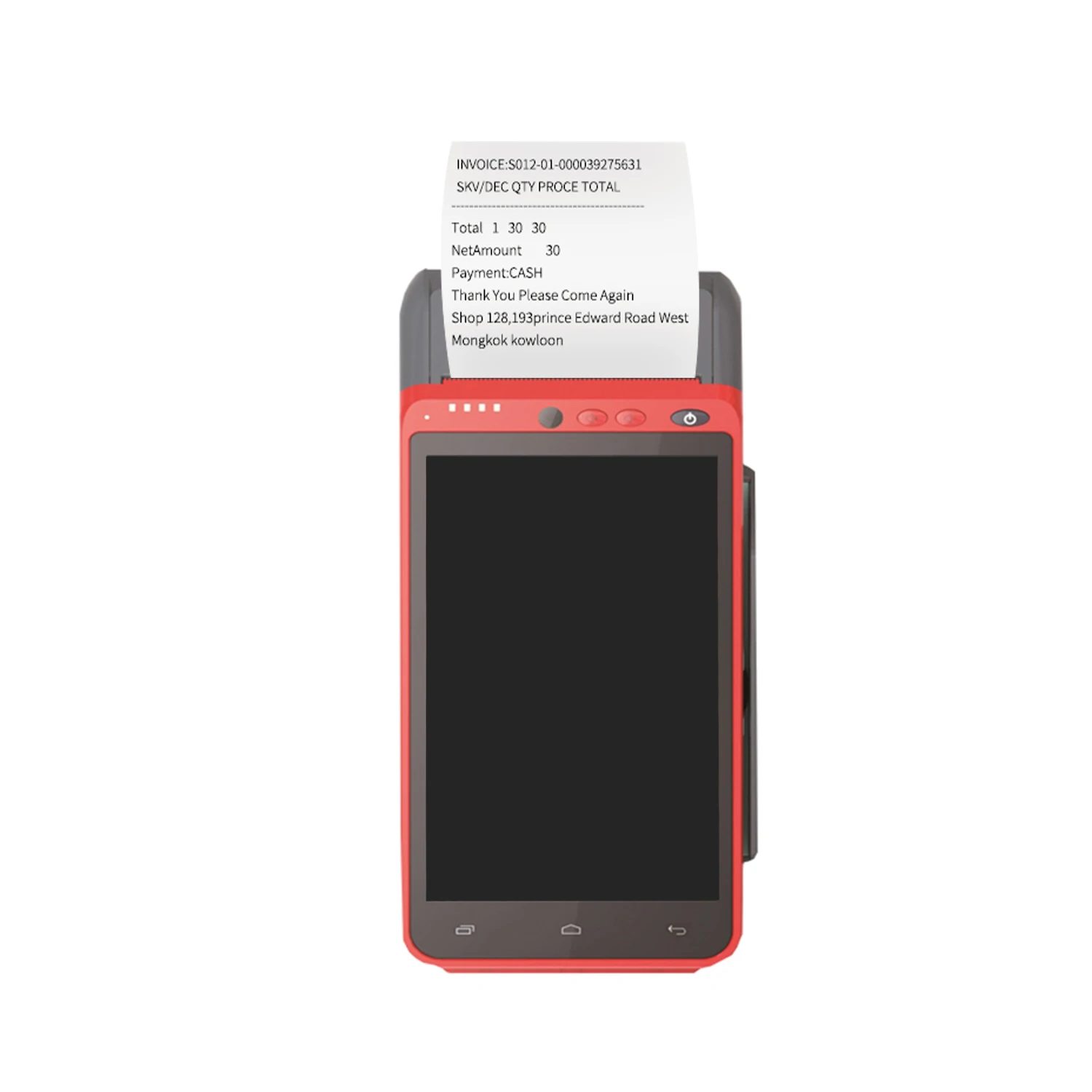 Android 7.0 All in One Cash Smart Handheld Pos Machine with Printer 5.5 Inch NFC Z100