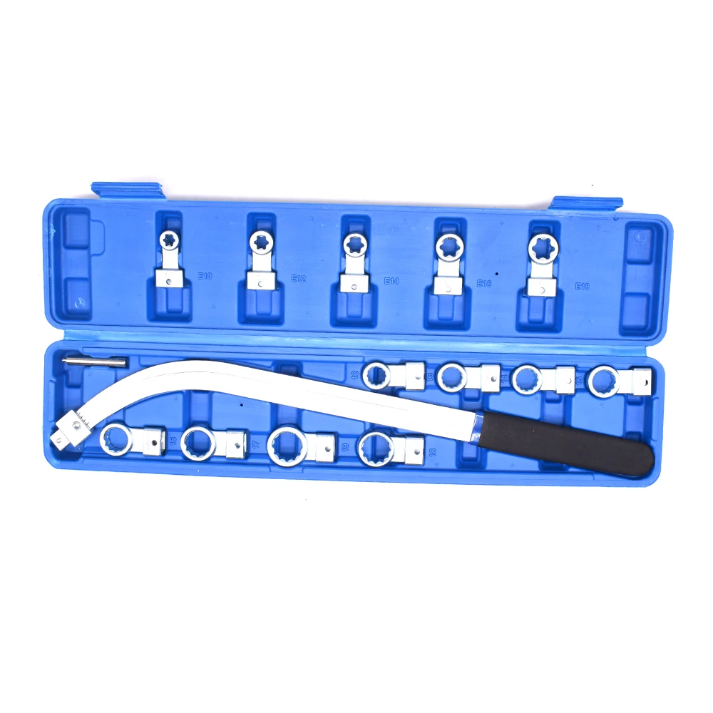 Universal Idler Pulley Adjusting Wrench Kit15 Pcs Auto Belt Tension Tool For Car Engine Serpentine Belt Replacement Repair 2