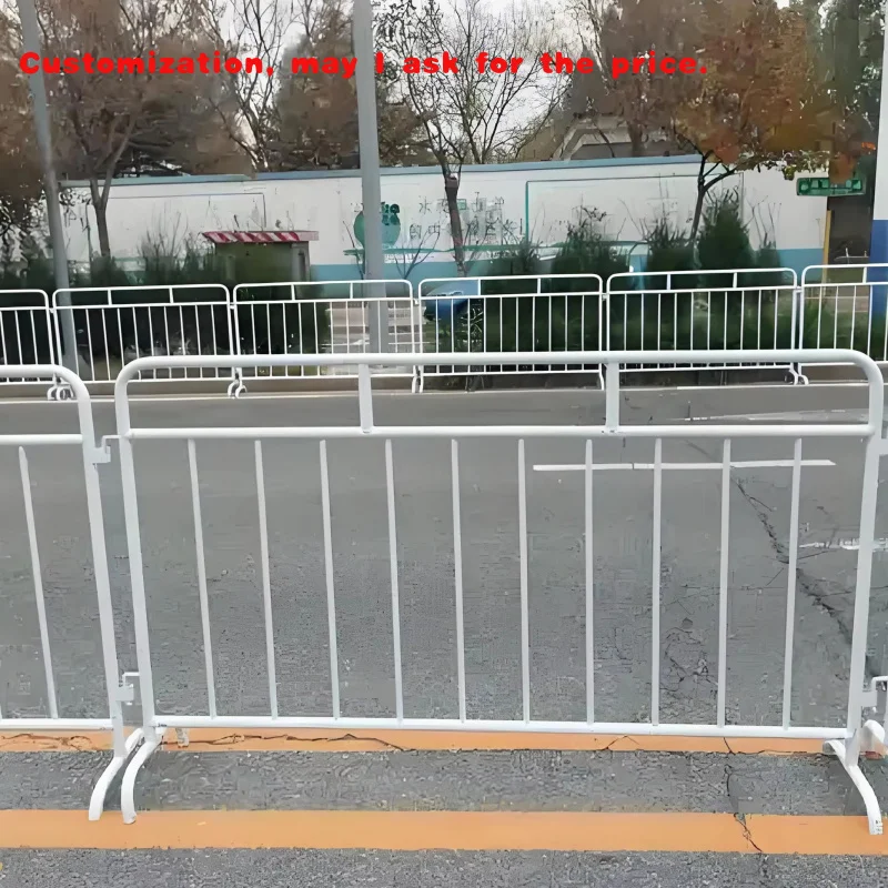 custom.Lightweight Temporary Fence Panels Crowd Control Barrier Factory Stadiums and Markets