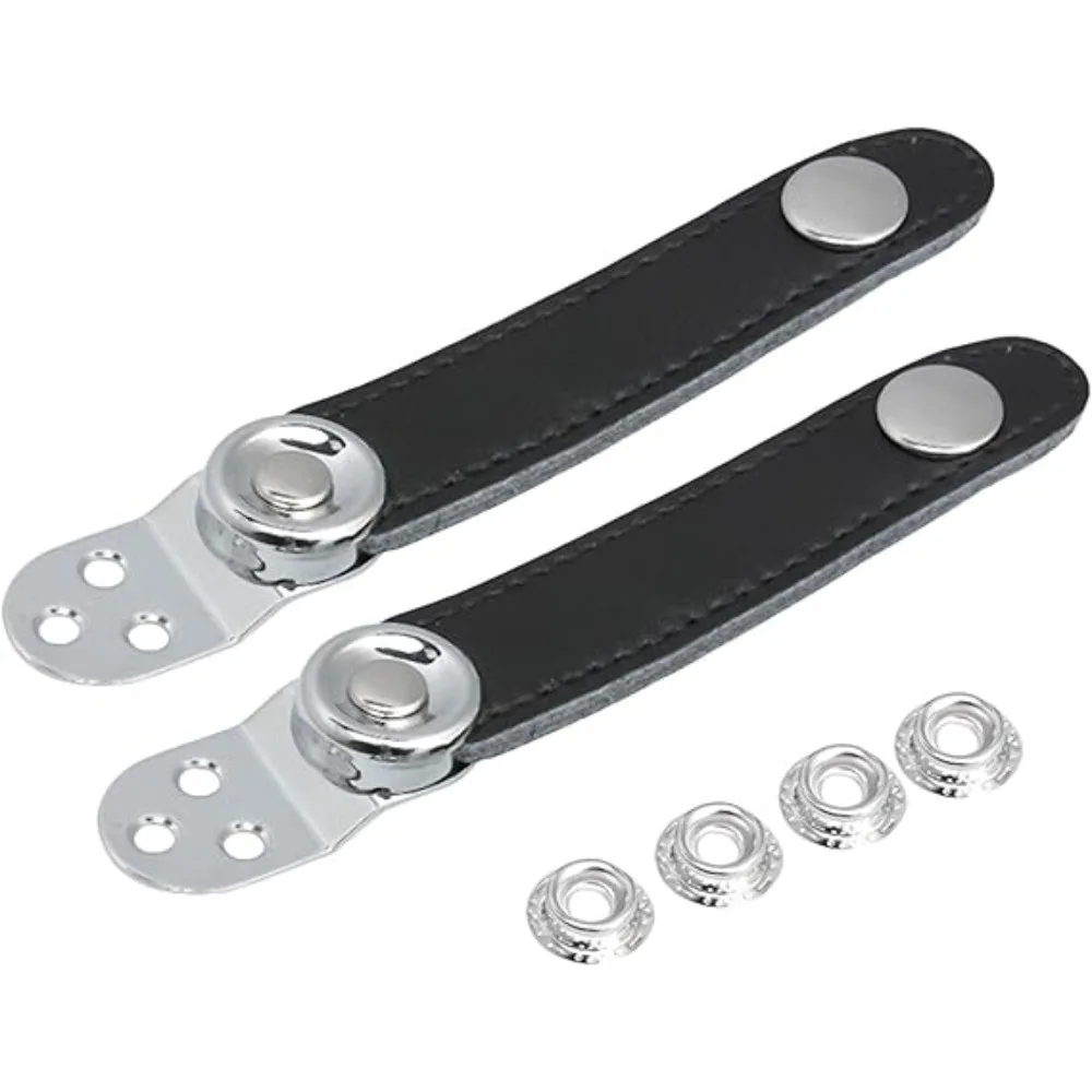 Double Layer Cowhide Accordion Bellows Strap with Metal Head Buckle New Style Durable Accessory for Models Replacement Parts