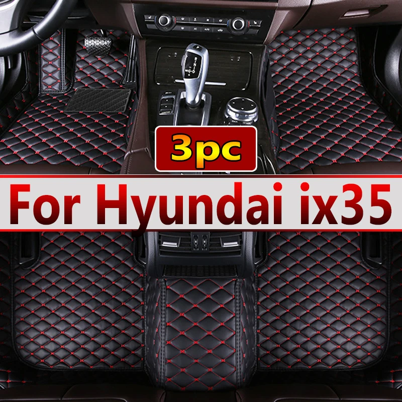 

Carpets For Hyundai ix35 2017 2016 2015 2014 2013 2012 2011 2010 Car Floor Mats Protect Auto Interior Accessories Leather Rugs