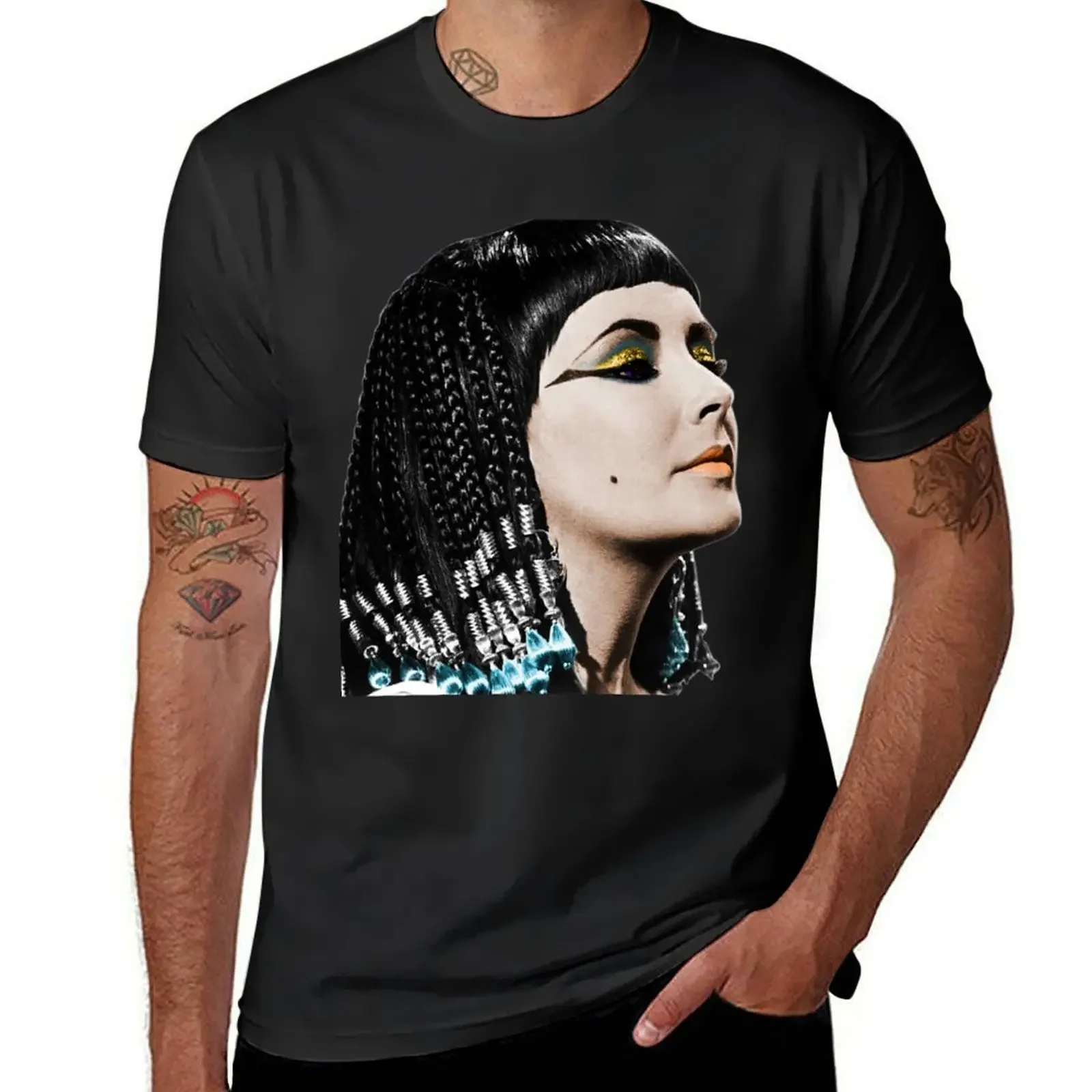 Cleopatra Recolor T-Shirt oversized t shirt rapper graphic tees tops t shirts for men pack