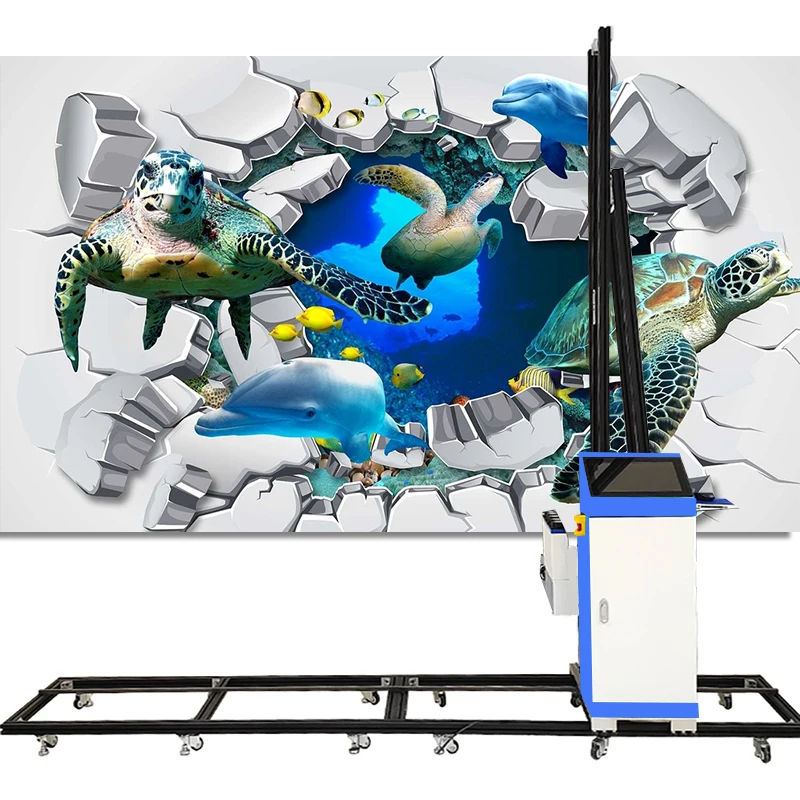 TH-WP200 Двойной 3D-принтер DX10, вертикальная машина для покраски фресок, большое изображение, внутри и снаружи