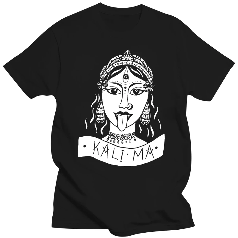 male tee-shirt graphic t shirts Kali T Shirt KALI MA T-Shirt Printed XXX Tee Shirt Man Short Sleeve Fun Cotton Streetwear Tshirt