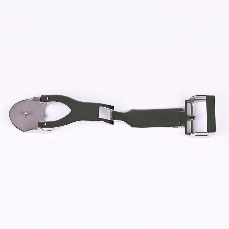 18mm Stainless Steel Watch Buckle Metal Watch Clasp Replacement for Tudor Leather /Silicone Watch Strap Watch Accessories