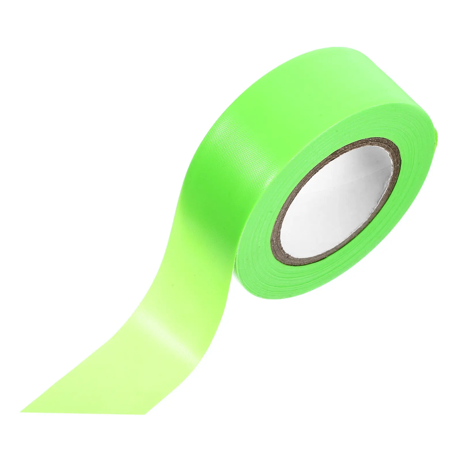 Fluorescent Marking Tape Non-Sticky Bright Green Safety Warning Tape for Floor Trees Branches Outdoor Boundary Hazardous Area