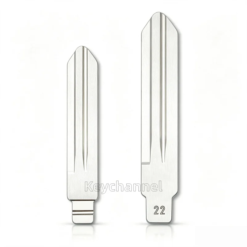 10 pièces/lot # 22 NSN14 Xhorse Key Blank Lame de clé universelle rabattable pour télécommande KD VVDI pour Nissan TIIDA Renault Subaru