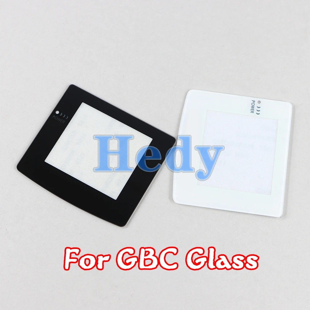 

50PCS Replacement Protective Game Console Glass Lens For GBC Screen For Gameboy Color Lens Protector W/ Adhensive
